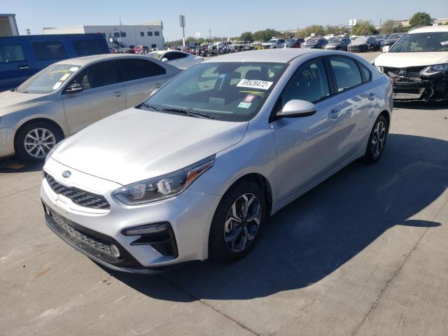 3KPF24AD5ME295333 - 2021 KIA FORTE FE SILVER photo 2