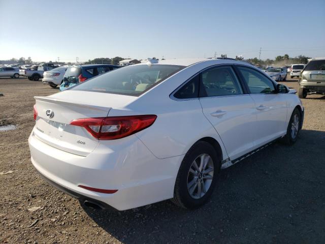 5NPE24AA7GH410855 - 2016 HYUNDAI SONATA ECO WHITE photo 4