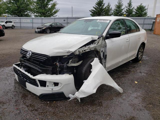 3VW2K7AJ7DM300329 - 2013 VOLKSWAGEN JETTA BASE Սպիտակ լուսանկար 2