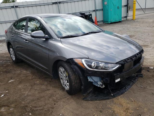 5NPD74LF5JH257244 - 2018 HYUNDAI ELANTRA SE GRAY photo 1