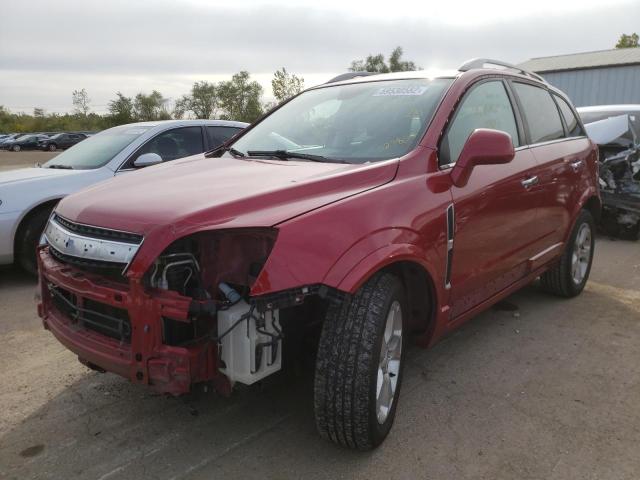 3GNAL3EK6FS527850 - 2015 CHEVROLET CAPTIVA LT BURGUNDY photo 2