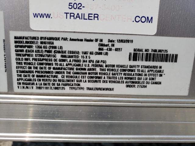 7HB211017L1002125 - 2020 INTERNATIONAL ALL MODELS Күміс фото 10