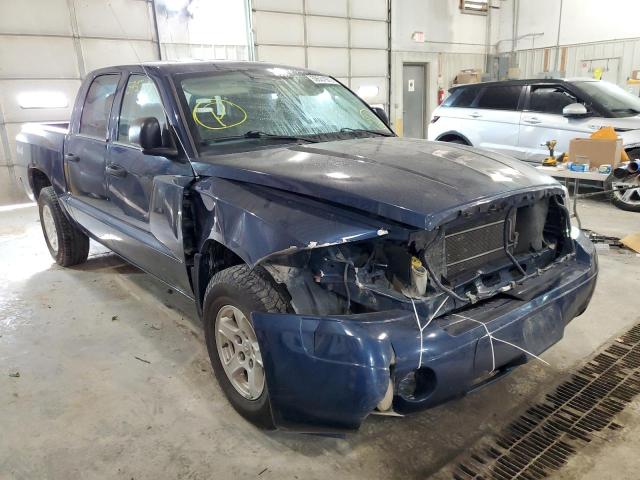 1D7HW48N36S534427 - 2006 DODGE DAKOTA QUA BLUE photo 1