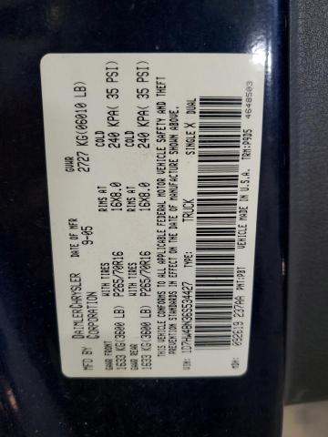 1D7HW48N36S534427 - 2006 DODGE DAKOTA QUA BLUE photo 10