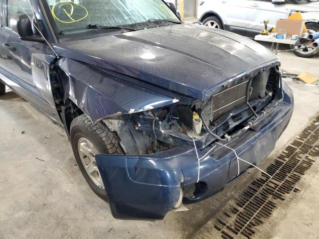 1D7HW48N36S534427 - 2006 DODGE DAKOTA QUA BLUE photo 9