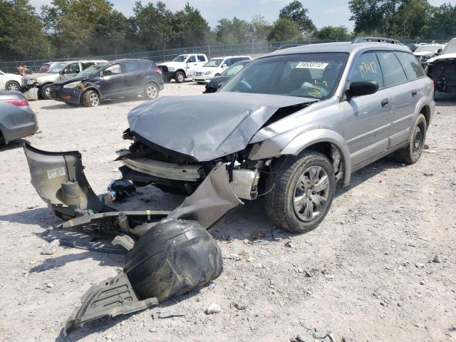 4S4BP60CX87336531 - 2008 SUBARU OUTBACK GRAY photo 2