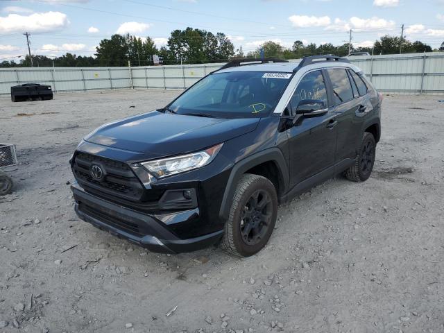 2T3S1RFVXMW221670 - 2021 TOYOTA RAV4 TRD O TWO TONE photo 2