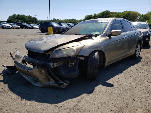 1HGCP36828A044063 - 2008 HONDA ACCORD EXL GOLD photo 2