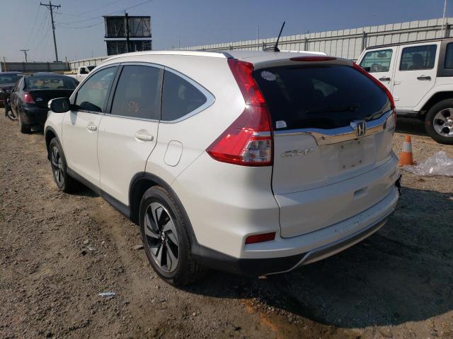 5J6RM4H95GL080906 - 2016 HONDA CR-V TOURI WHITE photo 3