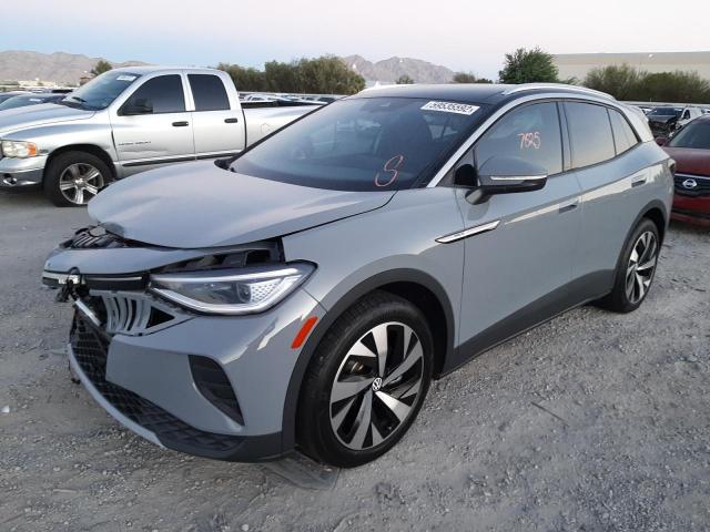 WVGKMPE27MP061001 - 2021 VOLKSWAGEN ID.4 PRO S ნაცრისფერი ფოტო 2