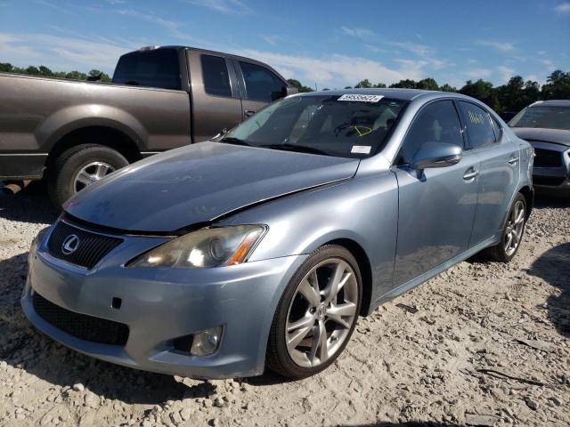 JTHBF5C26A5116646 - 2010 LEXUS IS 250 BLUE photo 2