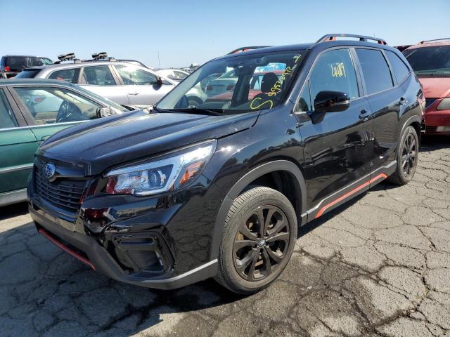 JF2SKAPCXKH517174 - 2019 SUBARU FORESTER S BLACK photo 2