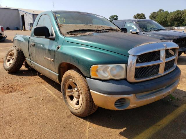 1D7HA16K13J524163 - 2003 DODGE RAM 1500 S GREEN photo 1