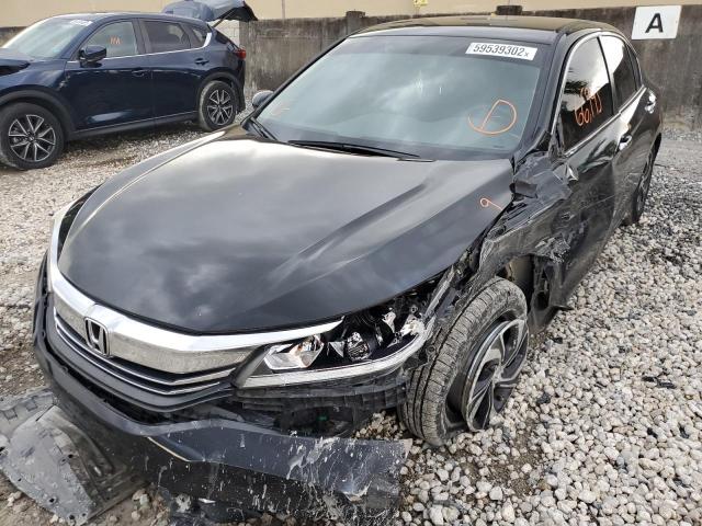 1HGCR2F32HA249391 - 2017 HONDA ACCORD LX BLACK photo 2