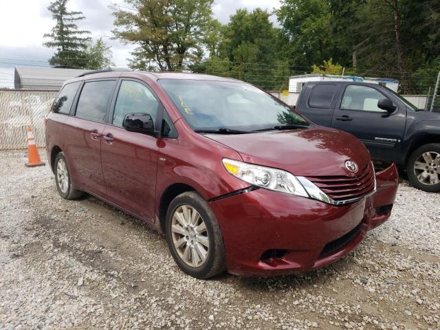 5TDJK3DC2GS146329 - 2016 TOYOTA SIENNA LE RED photo 1