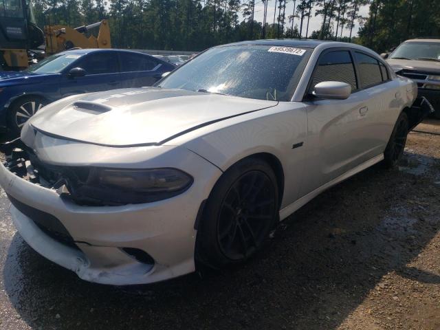 2C3CDXGJ9KH605596 - 2019 DODGE CHARGER SC SILVER photo 2