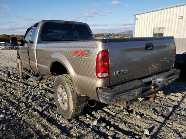 1FTWX31P15EC60145 - 2005 FORD F350 SRW S TAN photo 3