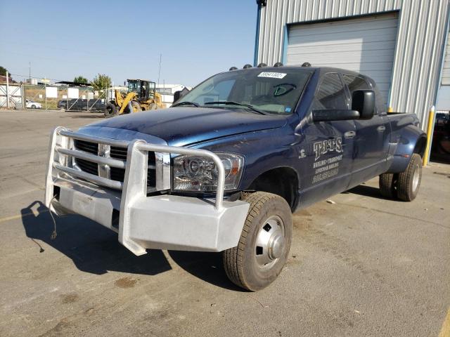 3D7MX49CX6G285737 - 2006 DODGE RAM 3500 BLUE photo 2