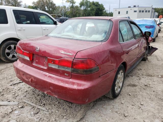 1HGCG56732A060119 - 2002 HONDA ACCORD SE BURGUNDY photo 4