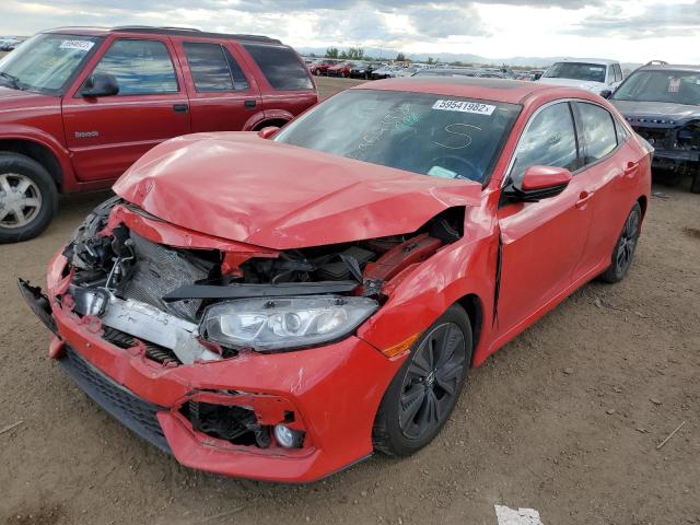 SHHFK7H77HU410904 - 2017 HONDA CIVIC EXL أحمر صورة 2