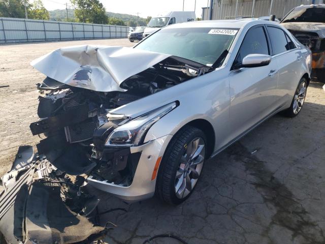 1G6AY5SX0E0157266 - 2014 CADILLAC CTS PERFOR ვერცხლისფერი ფოტო 2