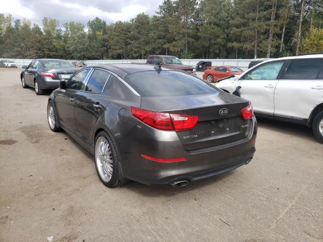 5XXGN4A73FG372426 - 2015 KIA OPTIMA EX GRAY photo 3