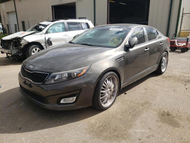 5XXGN4A73FG372426 - 2015 KIA OPTIMA EX GRAY photo 9