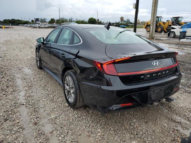 KMHL64JA6MA147820 - 2021 HYUNDAI SONATA SEL BLACK photo 3