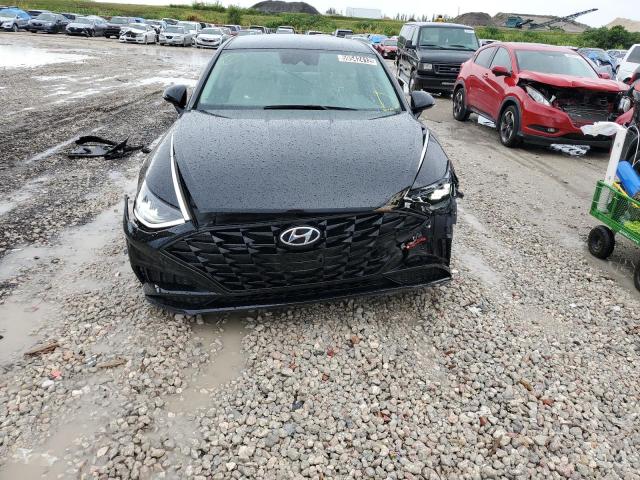 KMHL64JA6MA147820 - 2021 HYUNDAI SONATA SEL BLACK photo 9