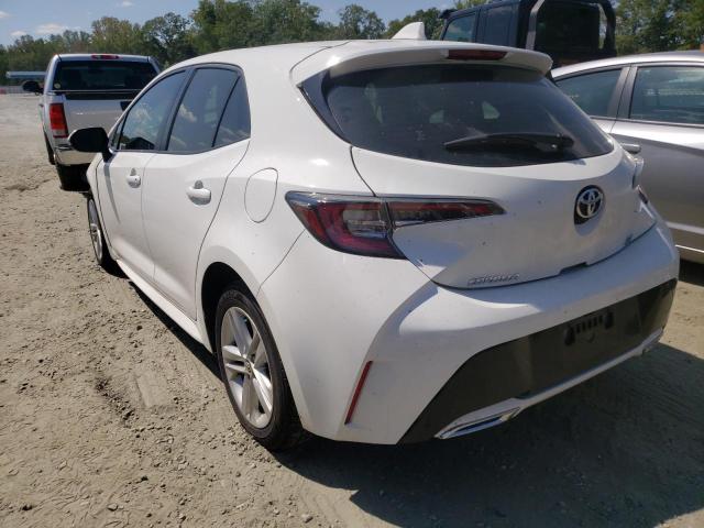 JTNB4MBE2N3159827 - 2022 TOYOTA COROLLA SE WHITE photo 3