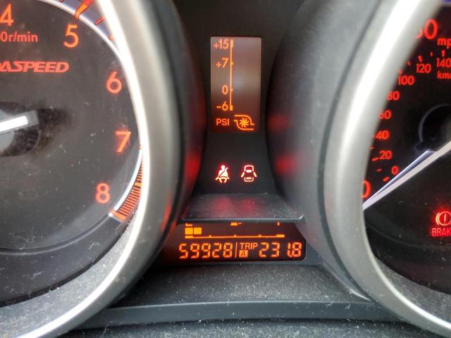 JM1BL1H35A1197232 - 2010 MAZDA SPEED 3 RED photo 8