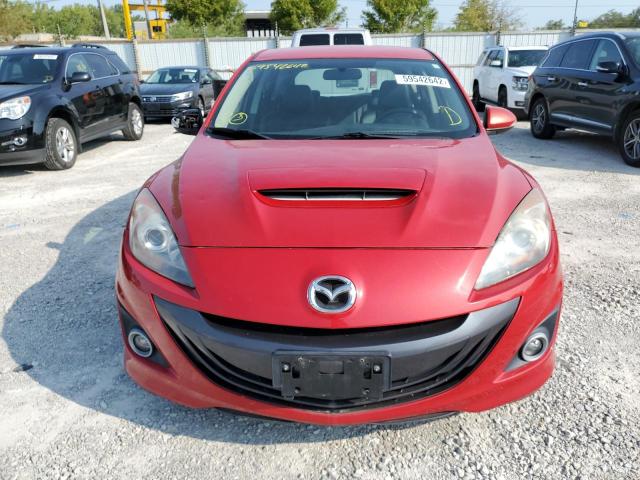 JM1BL1H35A1197232 - 2010 MAZDA SPEED 3 RED photo 9