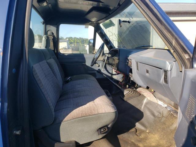 1FDHF38MXMNA26412 - 1991 FORD F350 BLUE photo 5