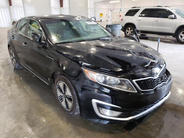 KNAGM4AD8C5035630 - 2012 KIA OPTIMA HYB BLACK photo 1