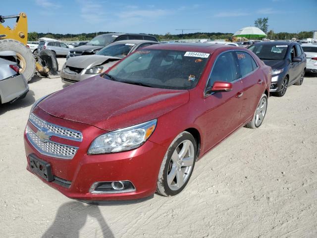 1G11J5SX6DF195011 - 2013 CHEVROLET MALIBU LTZ 红色 照片 2