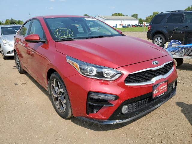 3KPF24AD7KE076340 - 2019 KIA FORTE FE RED photo 1