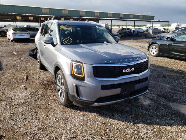 5XYP34HC6NG278530 - 2022 KIA TELLURIDE GRAY photo 1