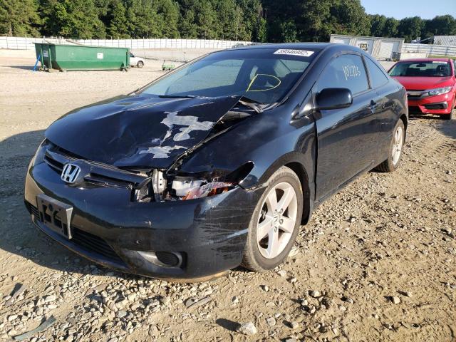2HGFG12988H570053 - 2008 HONDA CIVIC EXL 黑色 照片 2