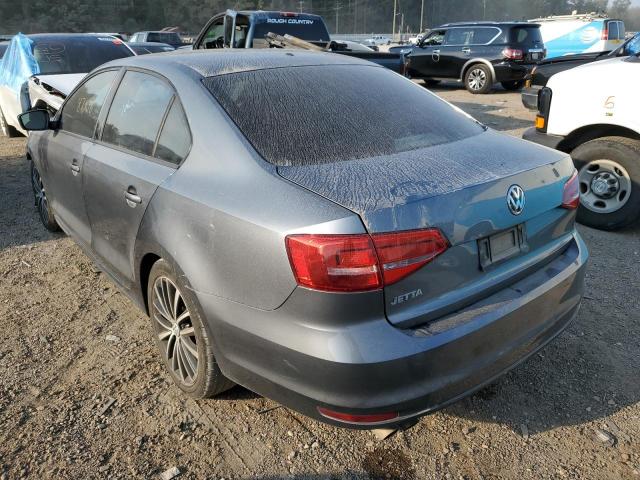 3VW2K7AJ8FM287139 - 2015 VOLKSWAGEN JETTA BASE 灰色 照片 3