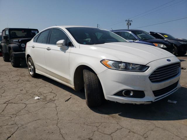 3FA6P0HD2ER363104 - 2014 FORD FUSION SE WHITE photo 1