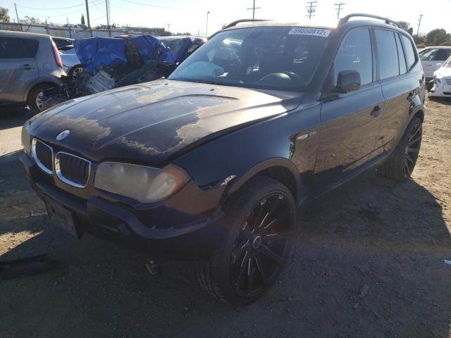 WBXPA73405WC47158 - 2005 BMW X3 2.5I BLACK photo 2