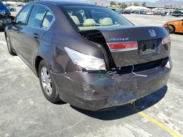 1HGCP2F44CA119880 - 2012 HONDA ACCORD LXP MAROON photo 9