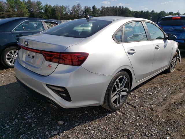 3KPF34AD2KE047163 - 2019 KIA FORTE GT L SILVER photo 4