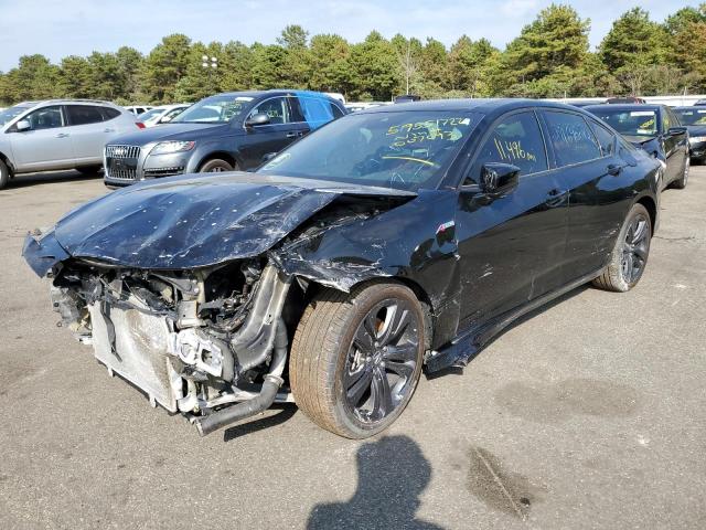 19UUB6F57MA007093 - 2021 ACURA TLX TECH A BLACK photo 2
