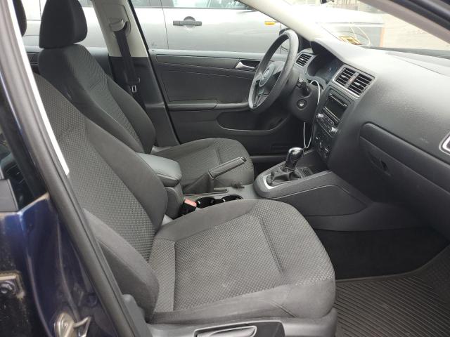 3VW2K7AJ0EM325574 - 2014 VOLKSWAGEN JETTA BASE 蓝色 照片 5