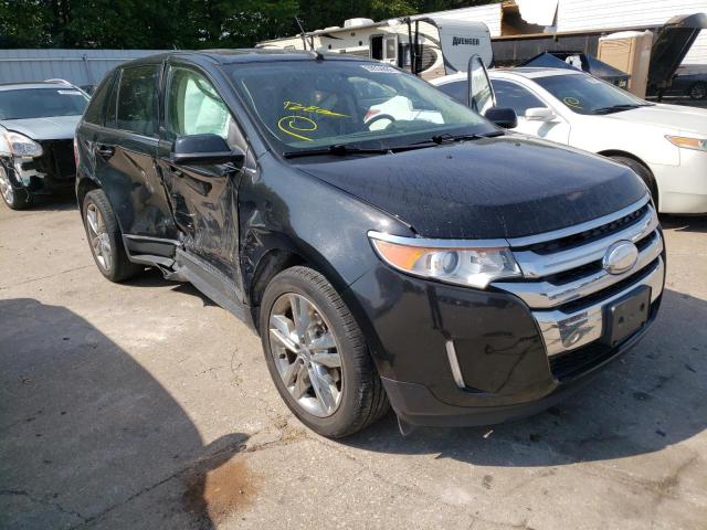 2FMDK3K9XCBA88630 - 2012 FORD EDGE BLACK photo 1