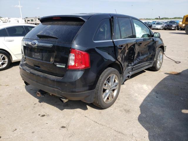 2FMDK3K9XCBA88630 - 2012 FORD EDGE BLACK photo 4