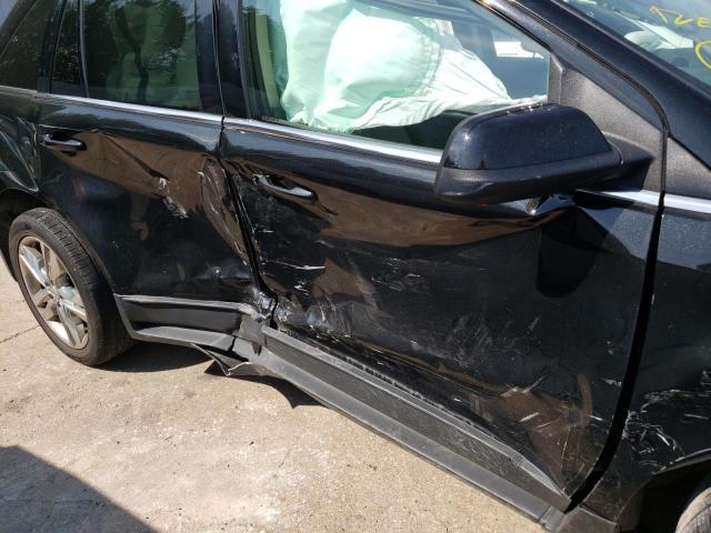 2FMDK3K9XCBA88630 - 2012 FORD EDGE BLACK photo 9