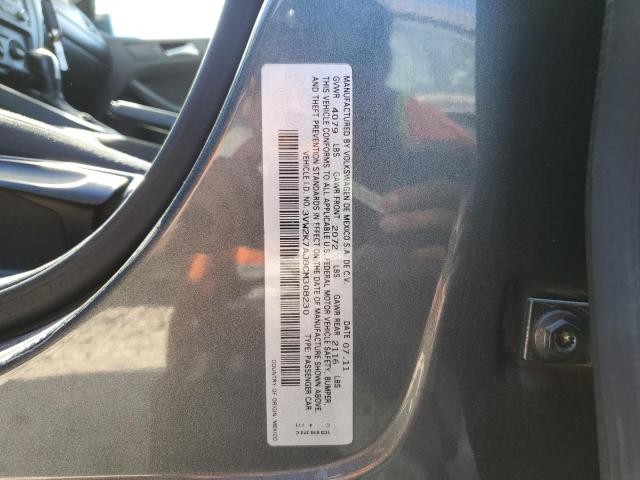 3VW2K7AJ8CM308230 - 2012 VOLKSWAGEN JETTA BASE 石墨色 照片 10