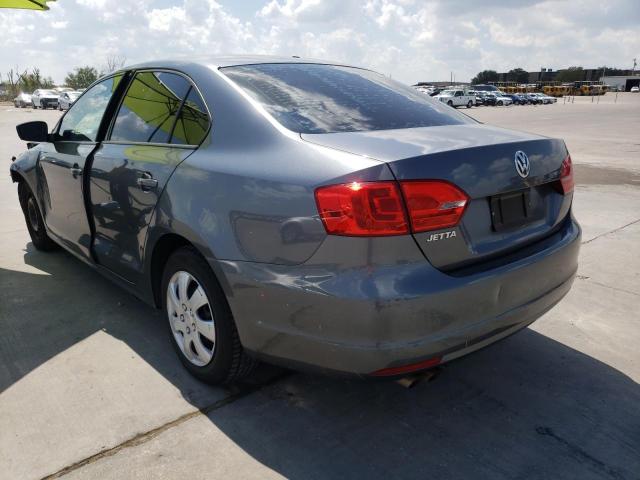 3VW2K7AJ8CM308230 - 2012 VOLKSWAGEN JETTA BASE 石墨色 照片 3